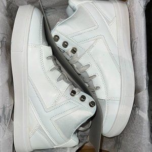 YRU- Chill White High Top Sneaker